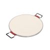 HOME HGPZ30 elektromos pizzasütő, 1200W, max. 430 °C, mechanikus hőmérő, pizzakő, duplafalú ablak, alsó/felső sütés
