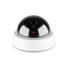   Home HSK150 dóm álkamera, villogó piros LED, be/ki kapcsolható a fényjelzés, gyors és könnyű felszerelés mennyezetre vagy oldalfalra, elemes tápellátás
