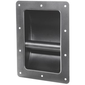   SAL HT 203 süllyesztett fogantyú hangfalhoz, fém, 220 x 163 x 60 mm