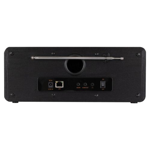 SAL INR 5000/BK internetrádió, 5 in 1, 2x5 W, Bass reflex, világrádió, FM RDS, BT, AUX, Média Center hálózati zenetár, EQ