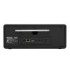 SAL INR 5000/BK internetrádió, 5 in 1, 2x5 W, Bass reflex, világrádió, FM RDS, BT, AUX, Média Center hálózati zenetár, EQ