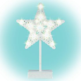   Home KAD 20 STAR csillag asztaldísz, 20 db LED, ABS műanyag, 25 x 39 cm