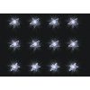 Home KAF 48L LED-es csillag fényfüggöny, 1,5x1 m / 48 db hidegfehér LED csillag figurákban, átlátszó vezeték, hálózati adapter, beltéri kivitel