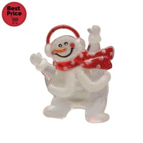 Home KID 322 LED-es ablakdísz, 1 db LED, öntapadós, hóember, színváltó   Home KID 322 LED-es ablakdísz, 1 db LED, öntapadós, hóember, színváltó