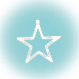 Home KID 411 csillag ablakdísz, 8 db LED, öntapadós elemtartó   Home KID 411 csillag ablakdísz, 8 db LED, öntapadós elemtartó