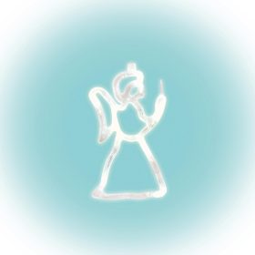 Home KID 413 angyal ablakdísz, 8 db LED, öntapadós elemtartó   Home KID 413 angyal ablakdísz, 8 db LED, öntapadós elemtartó