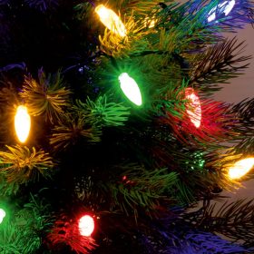 Home KIL 40C/M LED-es fényfüzér, 4 m / 40 db színes dekorált LED, állófényű, zöld vezeték, hálózati adapter, beltéri kivitel   Home KIL 40C/M LED-es fényfüzér, 4 m / 40 db színes dekorált LED, állófényű, zöld vezeték, hálózati adapter, beltéri kivitel