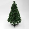 HOME KIX80LED LED-es műfenyő, 80 cm, optikai szálas, folyamatos színváltás, műanyag talp, hálózati tápellátás, beltéri kivitel