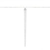 HOME KJL288 jégcsap fényfüzér, 3,5m hosszú, 288db hidegfehér SMD LED, 8db jégcsap/36db LED, hálózati adapter, kül- és beltéri kivitel