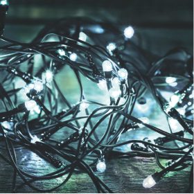   HOME KKL508WH LED-es fényfüzér, 500db hidegfehér LED, 35 méter, 12 program, időzítő, adapteres tápellátás, kül- és beltéri kivitel