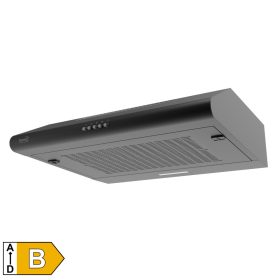 Home KPE 6020B konyhai páraelszívó TORNADO, három sebességfokozat, légszállítás: 200 m3/h, 38 W, 60 cm, fekete   Home KPE 6020B konyhai páraelszívó TORNADO, három sebességfokozat, légszállítás: 200 m3/h, 38 W, 60 cm, fekete