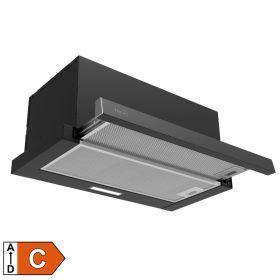 Home KPE 6044B konyhai páraelszívó TWISTER, két sebességfokozat, légszállítás: 440 m3/h, 105 W, fekete,   Home KPE 6044B konyhai páraelszívó TWISTER, két sebességfokozat, légszállítás: 440 m3/h, 105 W, fekete,