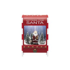 Home LFS400 zenélő, havazó postaláda, 4db hidegfehér SMD LED, műanyag, 8 karácsonyi dal, elemes tápellátás, beltéri kivitel   Home LFS400 zenélő, havazó postaláda, 4db hidegfehér SMD LED, műanyag, 8 karácsonyi dal, elemes tápellátás, beltéri kivitel