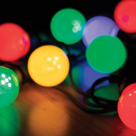 Home LPL 30/M fényfüzér, 30 db LED gömb, színes, IP44, kültéri, beltéri   Home LPL 30/M fényfüzér, 30 db LED gömb, színes, IP44, kültéri, beltéri