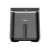 MIDEA MAD55005APKH Air Fryer, forrólevegős fritőz, 4.6 l kosár, 5.7 l üst, 1500 W, 60 p időzítő, 200 °C hőmérséklet, lecsatolható sütőkosár