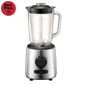 MIDEA MJ-BL5001AW2 turmixgép, 1,5L üveg tartály, állítható sebesség, 600W   MIDEA MJ-BL5001AW2 turmixgép, 1,5L üveg tartály, állítható sebesség, 600W