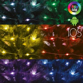 Home ML 200 RGB SMART micro LED-es fényfüzér, 20 m / 200 db RGB micro LED, applikációval vezérelhető, USB csatlakozó, beltéri kivitel   Home ML 200 RGB SMART micro LED-es fényfüzér, 20 m / 200 db RGB micro LED, applikációval vezérelhető, USB csatlakozó, beltéri kivitel
