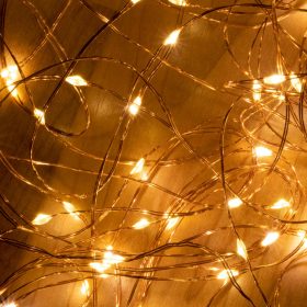 Home ML 200/WW micro LED-es fényfüzérköteg, 200 db melegfehér micro LED, 10 ágú, vékony, ezüstszínű vezeték, hálózati adapter, kül- és beltéri kivitel   Home ML 200/WW micro LED-es fényfüzérköteg, 200 db melegfehér micro LED, 10 ágú, vékony, ezüstszínű vezeték, hálózati adapter, kül- és beltéri kivitel