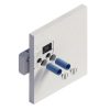 HOME MONOBLOCK8 monoblokkos hűtő-fűtő klíma, 2,45 kW, 4 üzemmód, PTC kiegészítő fűtés, wifi, távirányító, LED kijelző