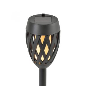 Home MX 200 napelemes kerti fáklya, 12 LED, automatikus, napelem és töltő, időjárásálló   Home MX 200 napelemes kerti fáklya, 12 LED, automatikus, napelem és töltő, időjárásálló