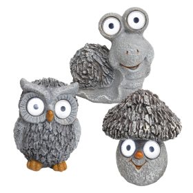 Home MX 639 napelemes kerti lámpa, gomba / bagoly / csiga, 2 db fehér LED, automatikus, akkumulátoros   Home MX 639 napelemes kerti lámpa, gomba / bagoly / csiga, 2 db fehér LED, automatikus, akkumulátoros