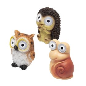 Home MX670 napelemes kerti lámpa, kisállatok, 2 db melegfehér LED, akkumulátor, műgyanta és műanyag, 12db/display   Home MX670 napelemes kerti lámpa, kisállatok, 2 db melegfehér LED, akkumulátor, műgyanta és műanyag, 12db/display