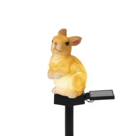 Home MX671N napelemes kerti lámpa, nyúl, 1 db melegfehér LED, akkumulátor, műgyanta, leszúrható   Home MX671N napelemes kerti lámpa, nyúl, 1 db melegfehér LED, akkumulátor, műgyanta, leszúrható