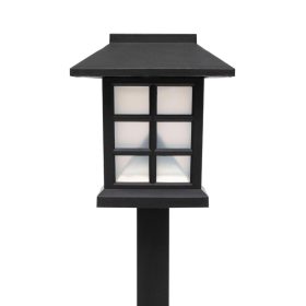   Home MX716 napelemes kerti lámpa, 12db-os display, műanyag, 1 db hidegfehér LED, kültéri, beltéri