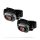 NEBO NEB-HLP-1010-G MYCRO 250 fejlámpa szett, 2 db / szett, 250 lumen, vízálló, akkumulátoros tápellátás