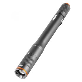   NEBO NEB-POC-0007-G Columbo 150 zseblámpa, 150 lm - 45 lm, IP67, 4x zoom, acél zsebcsipesz