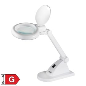 Home NKLL 06 LED-es nagyítós asztali lámpa, 30 hidegfényű LED, 6500 K, 400 lm, 3 dioptria nagyítás, 12 dioptria másodlagos lencse   Home NKLL 06 LED-es nagyítós asztali lámpa, 30 hidegfényű LED, 6500 K, 400 lm, 3 dioptria nagyítás, 12 dioptria másodlagos lencse