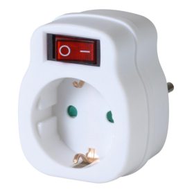 Home NVK 1/WH hálózati aljzat, gyermekvédelemmel ellátva, kapcsolós, IP20 kivitel, max. 3680W, fehér   Home NVK 1/WH hálózati aljzat, gyermekvédelemmel ellátva, kapcsolós, IP20 kivitel, max. 3680W, fehér