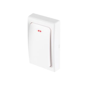   Home NVKP 01 elem nélküli távkapcsoló, csengők és hálózati kapcsolók bővítéséhez, 120 m hatótáv, víznek fokozottan ellenálló, kinetikus energia