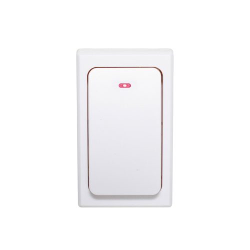 Home NVKP 01 elem nélküli távkapcsoló, csengők és hálózati kapcsolók bővítéséhez, 120 m hatótáv, víznek fokozottan ellenálló, kinetikus energia