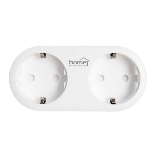 Home NVS 32 PRO SMART elosztó, SMART LIFE alkalmazással távolról vezérelhető, 2 db földelt aljzat gyermekvédelemmel, Wi-Fi 2,4 GHz 802.11 b/g/n
