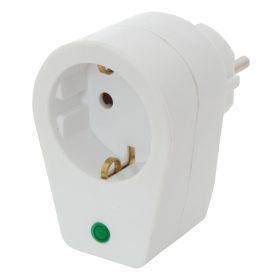 Home NVT 1/WH túlfeszültség védett hálózati aljzat, gyermekvédelemmel ellátva,  túlfeszültségvédelem 4500 A-ig, IP20 kivitel, max.3680W, fehér   Home NVT 1/WH túlfeszültség védett hálózati aljzat, gyermekvédelemmel ellátva,  túlfeszültségvédelem 4500 A-ig, IP20 kivitel, max.3680W, fehér