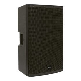   SAL PAP43BT professzionális hangdoboz, 38cm mélysugárzó, max. 1200 W, aktív zenekari hangdoboz, Bluetooth, MP3, USB, SD, multimédia lejátszó, digitális kijelző