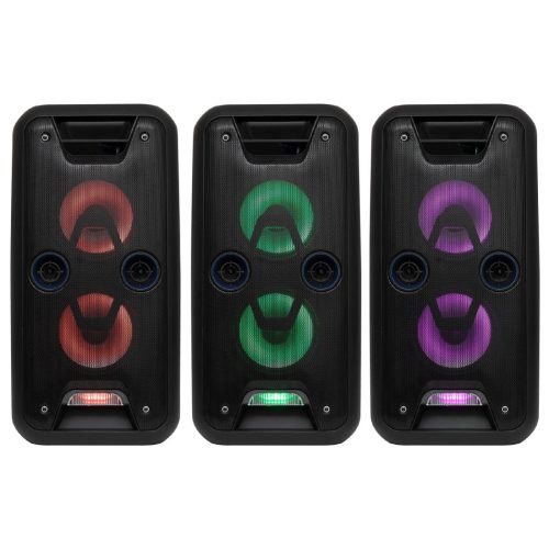 SAL PAR 2200BT hordozható party hangdoboz, 120 W, BT, FM rádió, AUX, MP3 felvétel, automatikus gyorstöltés