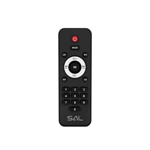 SAL PAR2400BT party hangdoboz, 160 Watt, beépített akkumulátor és LED fény, Bluetooth, USB/microSD zenelejátszás, gitár és mikrofon bemenetek, 2-utas, 3 hangszóró