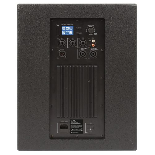 SAL PAS12W243S sztereó professzionális oszlopsugárzó hangrendszer, 800 W, Bluetooth TWS, 9db hangsugárzó, színes képernyő, állvány, DSP hangprocesszor