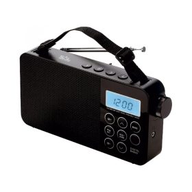   SAL RPR 3LCD táskarádió, AC/DC, AM_FM_SW digitális rádió, ébresztő, AUX, 60 tárolható állomás