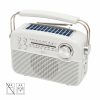 SAL RPR9 napelemes rádió multimédia lejátszóval, FM-AM-SW rádió, Bluetooth, USB és microSD csatlakozás, beépített akkumulátor