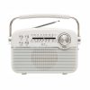 SAL RPR9 napelemes rádió multimédia lejátszóval, FM-AM-SW rádió, Bluetooth, USB és microSD csatlakozás, beépített akkumulátor