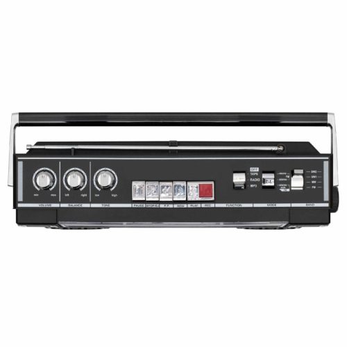 SAL RRT BROOKLYN sztereó kazettás rádiós magnó, Bluetooth, USB, microSD, MP3, felvétel, 4-sávos rádió, multimédia