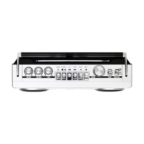 SAL RRTBRONX sztereó kazettás rádiós magnó, Bluetooth, USB, microSD, MP3, multi-felvétel és archiválás, 3-sávos rádió