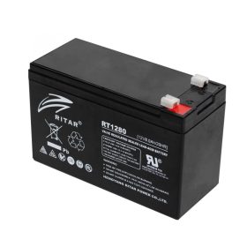 Ritar RT 1280 ólomakkumulátor, 12V/8 Ah, 5 éves élettartam, zárt konstrukció   Ritar RT 1280 ólomakkumulátor, 12V/8 Ah, 5 éves élettartam, zárt konstrukció