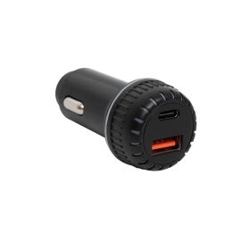   SAL SAU34AC autós USB töltő, 2in1, USB-A, USB-C, gyorstöltő, dupla töltő