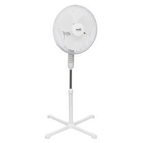  HOME SF42WH álló ventilátor, 45 W teljesítmény, 3 fokozat, oszcillálás, 40 cm-es lapátátmérő, fehér színű
