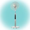 Home SFR 40 3D álló ventilátor, 60 W, 3 fokozat, 40 cm-es lapátátmérő, 3D-s oszcillálás, távirányító, átlátszó lapát, LED kijelző, fehér