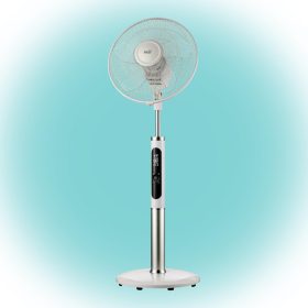 Home SFR 40 3D álló ventilátor, 60 W, 3 fokozat, 40 cm-es lapátátmérő, 3D-s oszcillálás, távirányító, átlátszó lapát, LED kijelző, fehér   Home SFR 40 3D álló ventilátor, 60 W, 3 fokozat, 40 cm-es lapátátmérő, 3D-s oszcillálás, távirányító, átlátszó lapát, LED kijelző, fehér
